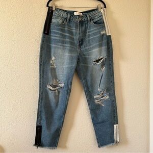 KanCan Women’s Jeans 13 Blue Casual Street Style Distressed
